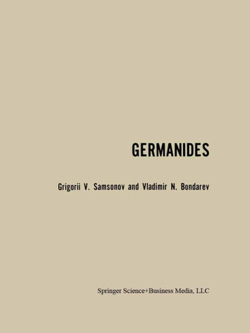 Germanides / Germanidy / ГерmаhИДЫ