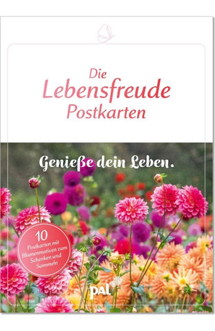 Die Lebensfreude-Postkarten. Genieße dein Leben.