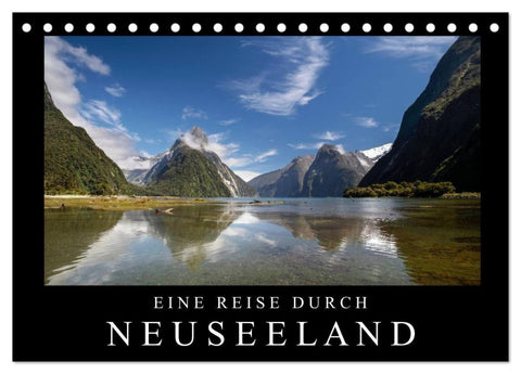 Eine Reise durch Neuseeland (Tischkalender 2027 DIN A5 quer), CALVENDO Monatskalender