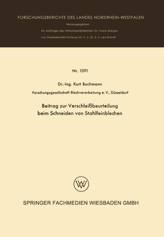Beitrag zur Verschleißbeurteilung beim Schneiden von Stahlfeinblechen