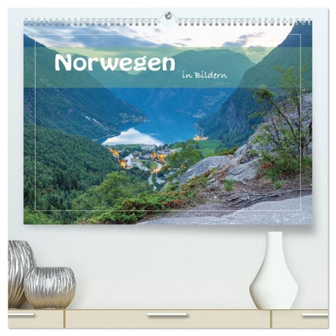 Norwegen in Bildern (hochwertiger Premium Wandkalender 2027 DIN A2 quer), Kunstdruck in Hochglanz