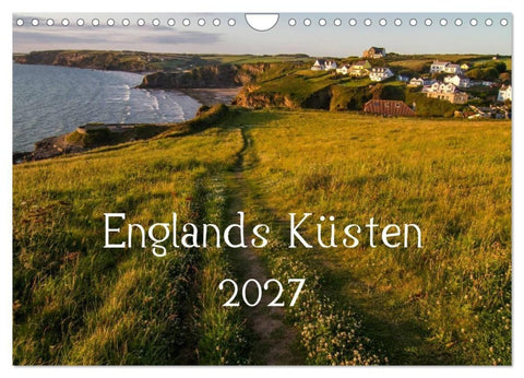 Englands Küsten 2027 (Wandkalender 2027 DIN A4 quer), CALVENDO Monatskalender