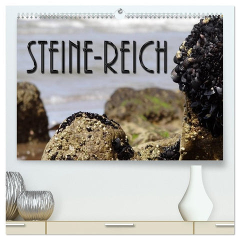 Steine-Reich (hochwertiger Premium Wandkalender 2026 DIN A2 quer), Kunstdruck in Hochglanz