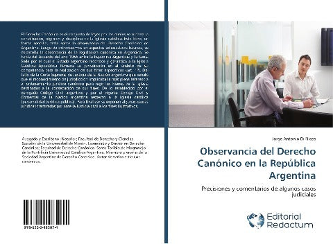 Observancia del Derecho Canónico en la República Argentina
