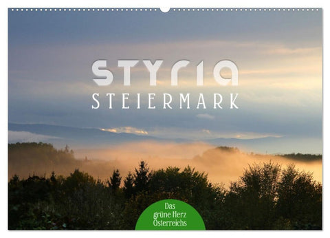 Styria - Steiermark (Wandkalender 2027 DIN A2 quer), CALVENDO Monatskalender