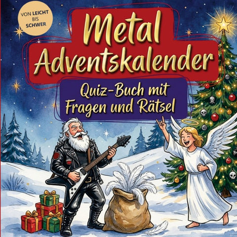 Metal-Adventskalender: Quiz-Buch mit Fragen und Rätsel