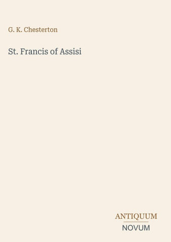 St. Francis of Assisi