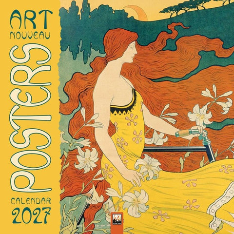 Art Nouveau Posters – Jugendstil 2027 – Original Flame Tree Publishing-Kalender [Kalender]