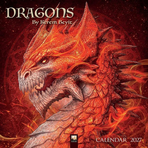 Dragons by Kerem Beyit – Drachen von Kerem Beyit 2027 – Original Flame Tree Publishing-Kalender [Kalender]