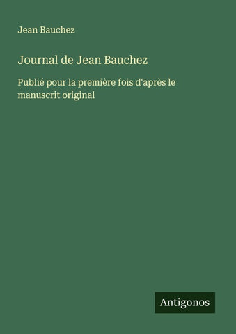 Journal de Jean Bauchez