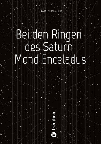 Bei den Ringen des Saturn Mond Enceladus