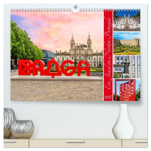 Braga (hochwertiger Premium Wandkalender 2027 DIN A2 quer), Kunstdruck in Hochglanz