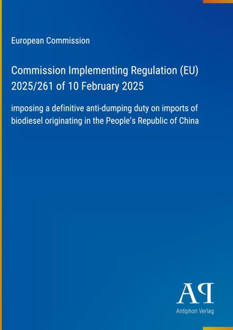 Commission Implementing Regulation (EU) 2025/261 of 10 February 2025