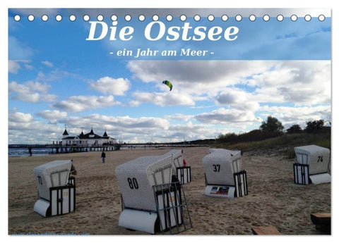 Die Ostsee - Ein Jahr am Meer (Tischkalender 2027 DIN A5 quer), CALVENDO Monatskalender
