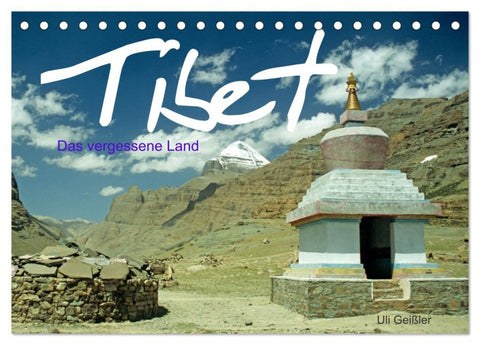 Tibet Das vergessene Land (Tischkalender 2026 DIN A5 quer), CALVENDO Monatskalender