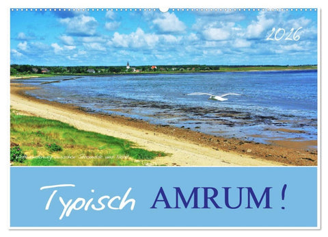 Typisch Amrum! (Wandkalender 2026 DIN A2 quer), CALVENDO Monatskalender