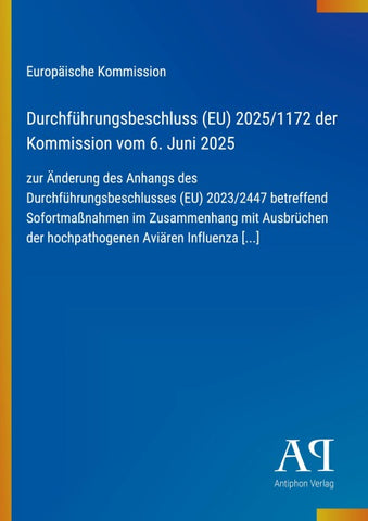 Durchführungsbeschluss (EU) 2025/1172 der Kommission vom 6. Juni 2025