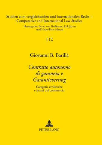 «Contratto autonomo di garanzia» e «Garantievertrag»