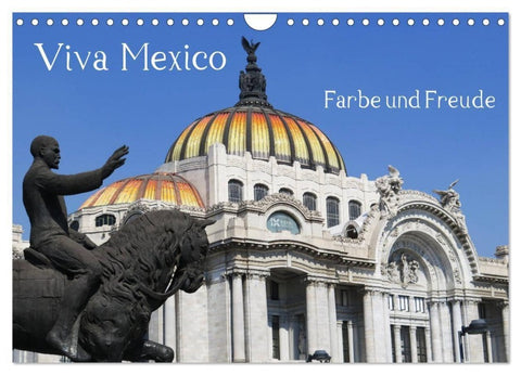Viva Mexiko - Farben und Freude (Wandkalender 2027 DIN A4 quer), CALVENDO Monatskalender