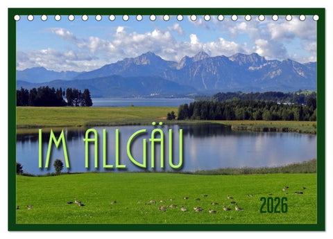 Im Allgäu (Tischkalender 2026 DIN A5 quer), CALVENDO Monatskalender