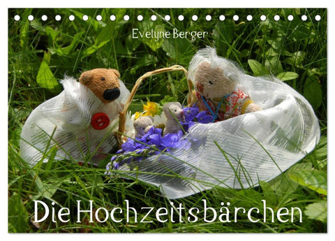 Die Hochzeitsbärchen (Tischkalender 2026 DIN A5 quer), CALVENDO Monatskalender
