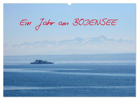 Ein Jahr am BODENSEE (Wandkalender 2026 DIN A2 quer), CALVENDO Monatskalender