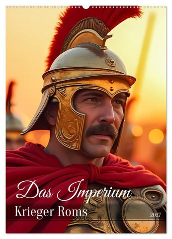 Das Imperium - Krieger Roms (Wandkalender 2027 DIN A2 hoch), CALVENDO Monatskalender