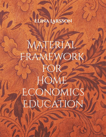 Material Framework for Home Economics Education