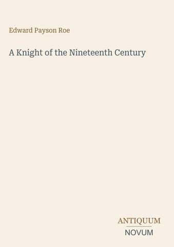A Knight of the Nineteenth Century