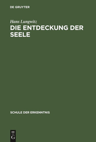 Die Entdeckung der Seele