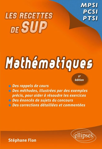 Mathématiques - Classes prépas MPSI - PCSI - PTSI - 2e édition