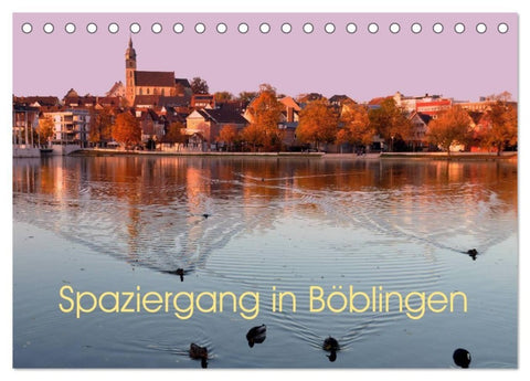 Spaziergang in Böblingen (Tischkalender 2027 DIN A5 quer), CALVENDO Monatskalender