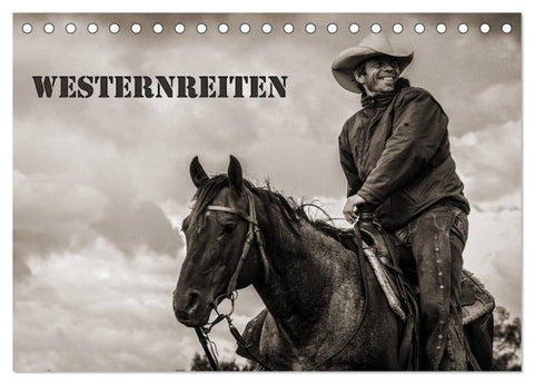 Westernreiten (Tischkalender 2027 DIN A5 quer), CALVENDO Monatskalender