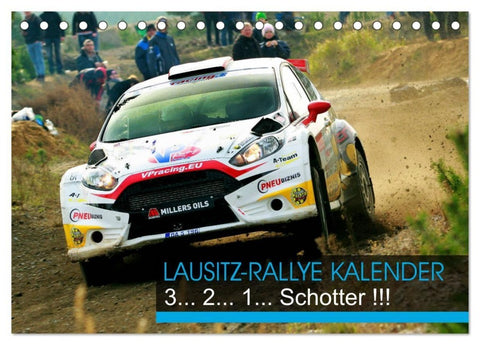 Lausitz-Rallye Kalender (Tischkalender 2027 DIN A5 quer), CALVENDO Monatskalender