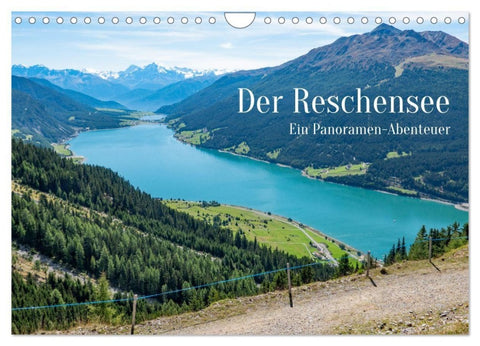 Der Reschensee - ein Panormanen-Abenteuer (Wandkalender 2027 DIN A4 quer), CALVENDO Monatskalender