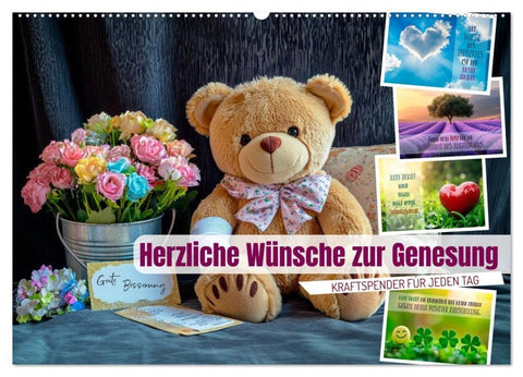 Herzliche Wünsche zur Genesung (Wandkalender 2027 DIN A2 quer), CALVENDO Monatskalender