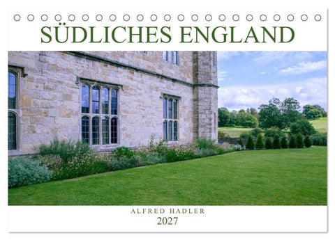 Südliches England (Tischkalender 2027 DIN A5 quer), CALVENDO Monatskalender