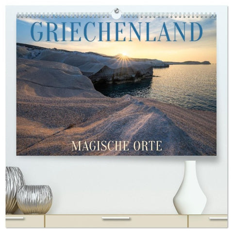 Griechenland - Magische Orte (hochwertiger Premium Wandkalender 2027 DIN A2 quer), Kunstdruck in Hochglanz