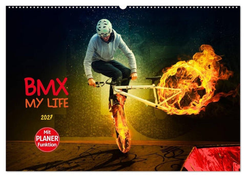 BMX My Life (Wandkalender 2027 DIN A2 quer), CALVENDO Monatskalender