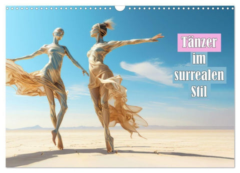 Tänzer im surrealen Stil (Wandkalender 2027 DIN A3 quer), CALVENDO Monatskalender