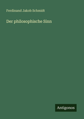 Der philosophische Sinn
