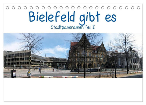 Bielefeld gibt es! Stadtpanoramen (Tischkalender 2027 DIN A5 quer), CALVENDO Monatskalender