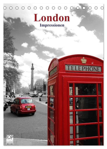 London - Impressionen (Tischkalender 2027 DIN A5 hoch), CALVENDO Monatskalender