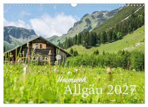 Heimweh Allgäu 2027 (Wandkalender 2027 DIN A3 quer), CALVENDO Monatskalender