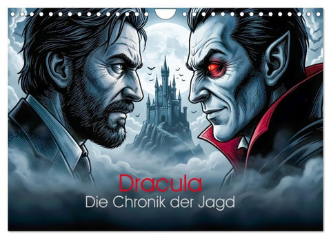 Dracula - Die Chronik der Jagd (Wandkalender 2027 DIN A4 quer), CALVENDO Monatskalender
