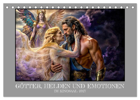 Götter, Helden und Emotionen im Kinosaal (Tischkalender 2027 DIN A5 quer), CALVENDO Monatskalender