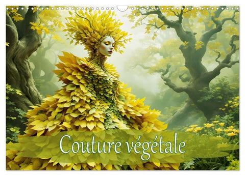 Couture végétale (Calendrier mural 2027 DIN A3 vertical), CALVENDO calendrier mensuel