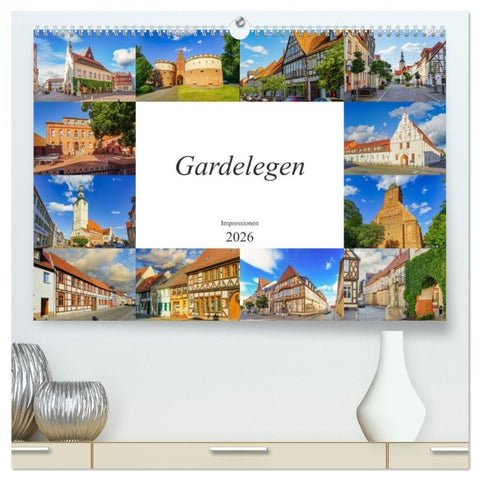 Gardelegen Impressionen (hochwertiger Premium Wandkalender 2026 DIN A2 quer), Kunstdruck in Hochglanz