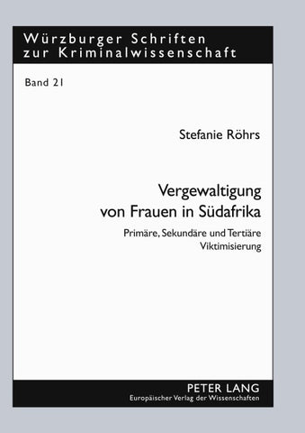 Vergewaltigung von Frauen in Suedafrika