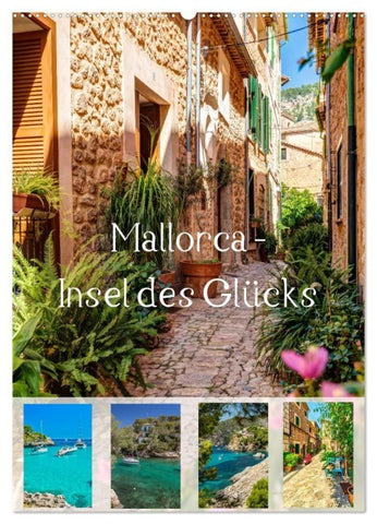 Mallorca - Insel des Glücks (Wandkalender 2027 DIN A2 hoch), CALVENDO Monatskalender